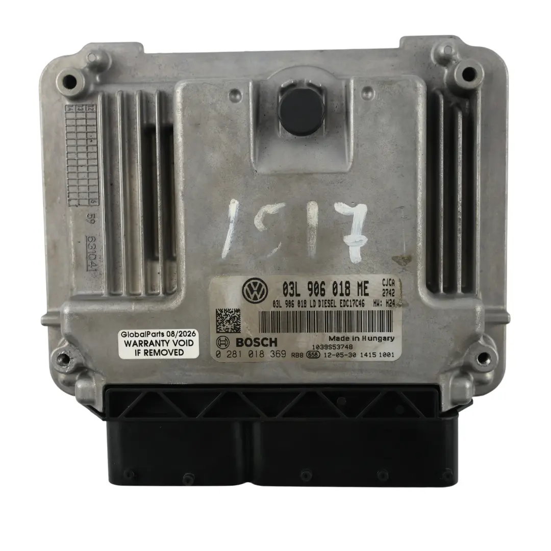 3R 2.0 TDI CJCA 143HP Centralina Motore ECU Manuale per Seat Exeo con numero di parte 03L906018ME Seat Exeo 3R 2.0 TDI CJCA 143HP Centralina Motore ECU Manuale - SKU 03L906018ME-2 - Numero di parte 03L906018ME
