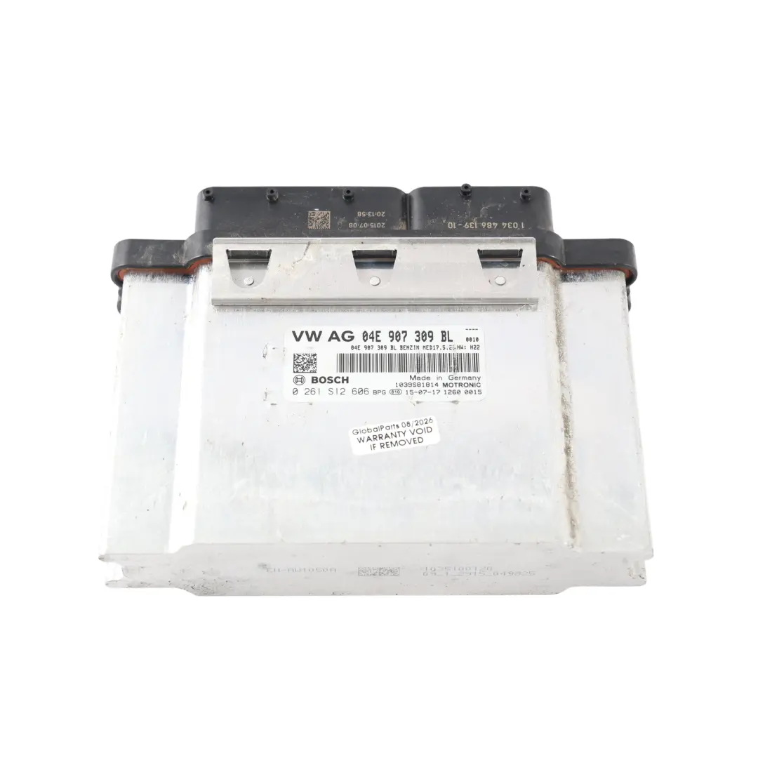 VW Golf Mk7 5G 1.2 TFSI CYVA 86HP Engine Control Unit ECU Kit 04E907309A Manual - SKU 04E907309BL-1 - Part number 04E907309BL