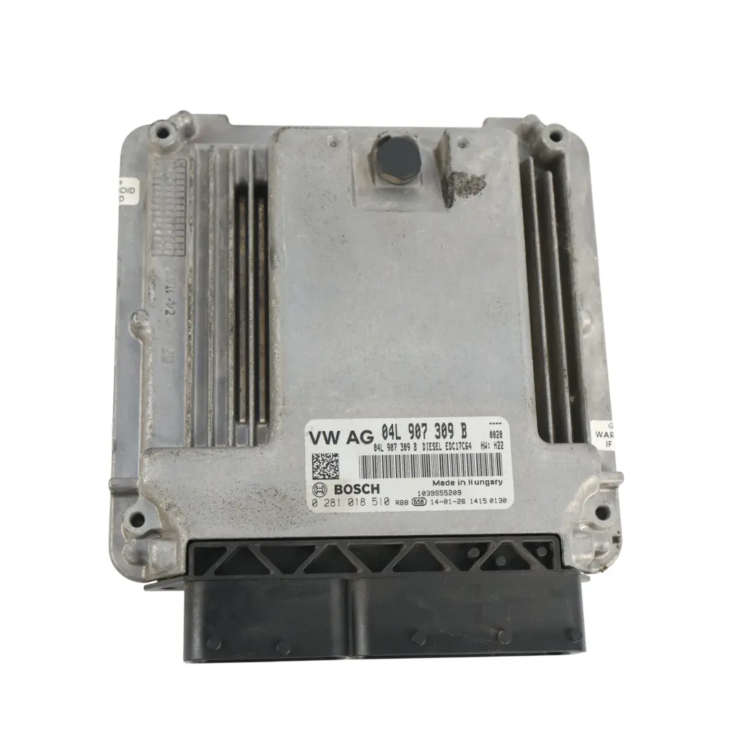Skoda Octavia MK3 5E 1.6 TDI CLHA 105HP Kit ECU Moteur Allumage + Clé - SKU 04L907309B-5 - Numéro de pièce 04L907309B