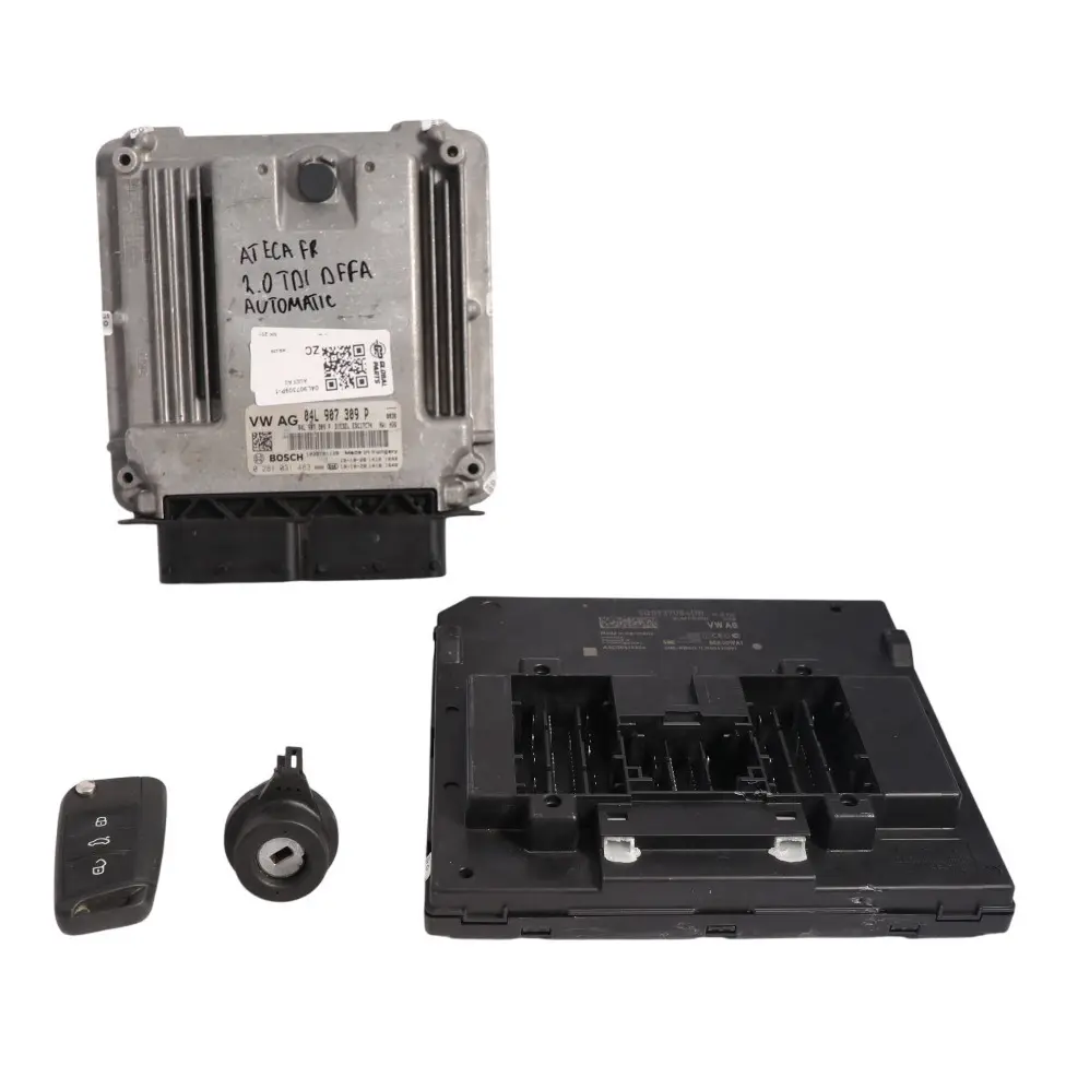 Seat Ateca 2.0 TDI DFFA 150HP Engine ECU Kit BCM Key Automatic - SKU 04L907309P-1 - Part number 04L907309P