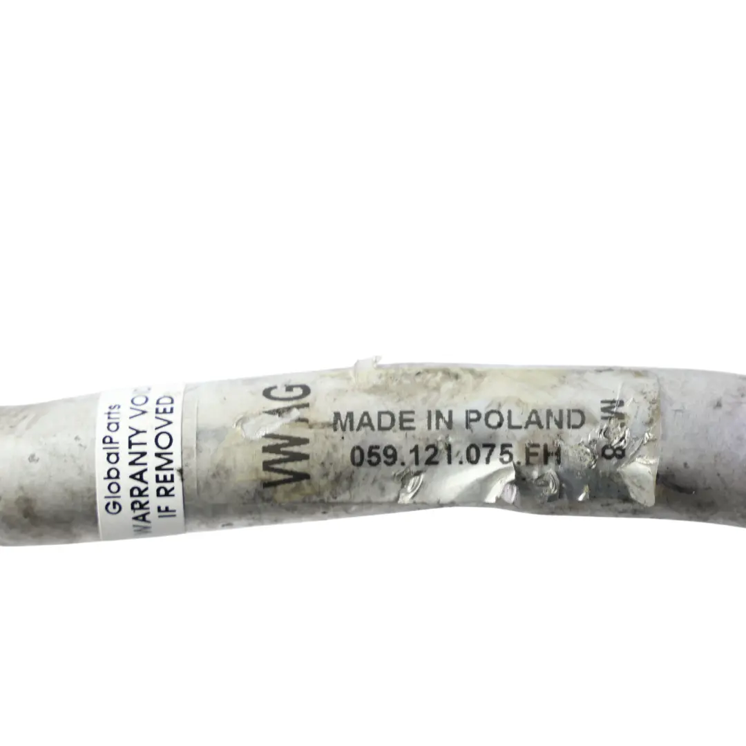 Audi A6 C8 Engine Cooling Coolant Pipe Hose Tube Line 3.0 TDI DDVB - SKU 059121075FH - Part number 059121075FH