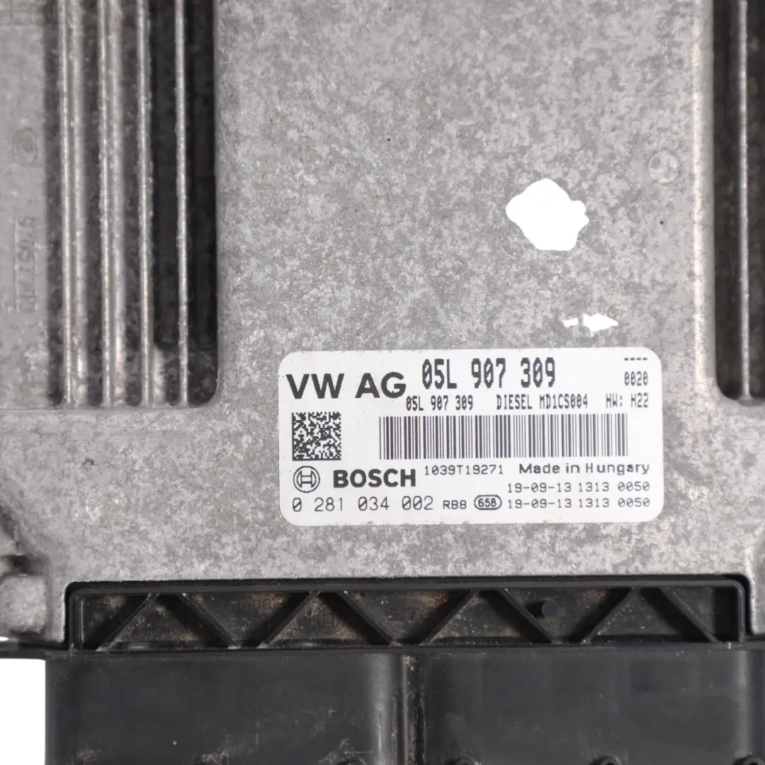 Audi A4 B9 2.0 TDI DEZE 163PS Steuergerät Kit BCM Schlüssel Automatik - SKU 05L907309-4 - Teilenummer 05L907309