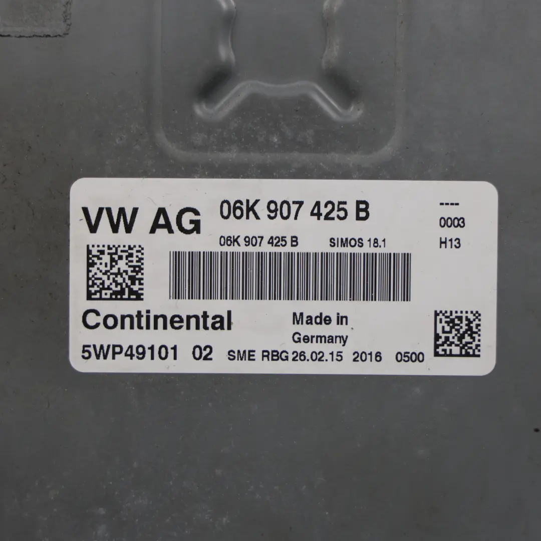 230HP Engine Control ECU Manual to Volkswagen Golf Mk7 GTI 2.0 TSI with Part number 06K907425B Volkswagen Golf Mk7 GTI 2.0 TSI 230HP Engine Control ECU Manual - SKU 06K907425B-28 - Part number 06K907425B