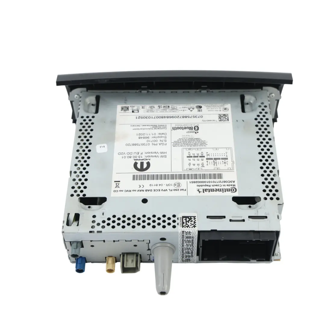 Mk3 Multimedia Sat Nav Radio DAB NAV Player Head Unit to Citroën Relay with Part number 07357588720 Citroën Relay Mk3 Multimedia Sat Nav Radio DAB NAV Player Head Unit - SKU 07357588720 - Part number 07357588720