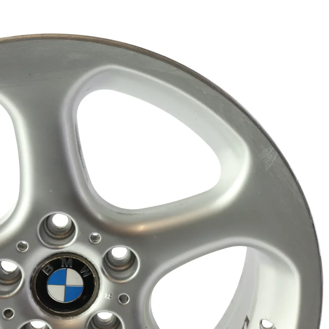 Alloy Wheel Rim 18" 8J ET:20 5x120 5-Spoke to BMW E38 Silver with Part number 1096223 BMW E38 Silver Alloy Wheel Rim 18" 8J ET:20 5x120 5-Spoke - SKU 1096223-1 - Part number 1096223