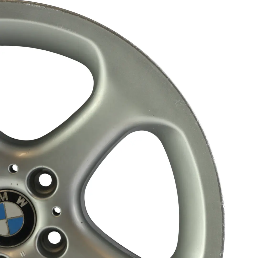 Alu Felge Silber 18" 9.5J ET:25 5-Speichen für BMW E38 mit Teilenummer 1096224 BMW E38 Alu Felge Silber 18" 9.5J ET:25 5-Speichen - SKU 1096224-1 - Teilenummer 1096224