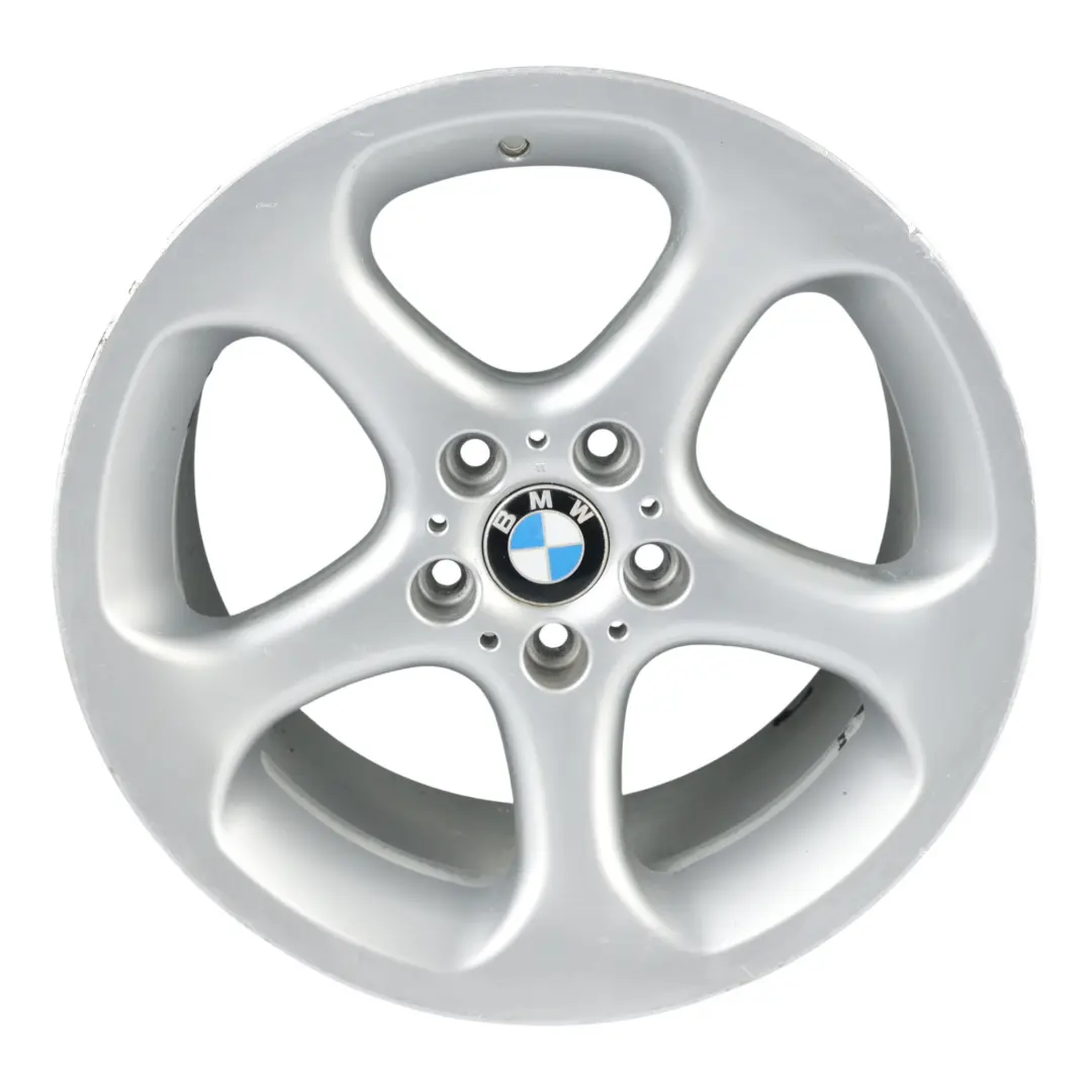 Srebrna Felga Aluminiowa 18" 9.5J ET:25 5x120 5-Ramienna do BMW E38 o numerze 1096224 BMW E38 Srebrna Felga Aluminiowa 18" 9.5J ET:25 5x120 5-Ramienna - SKU 1096224-2 - Numer Części 1096224