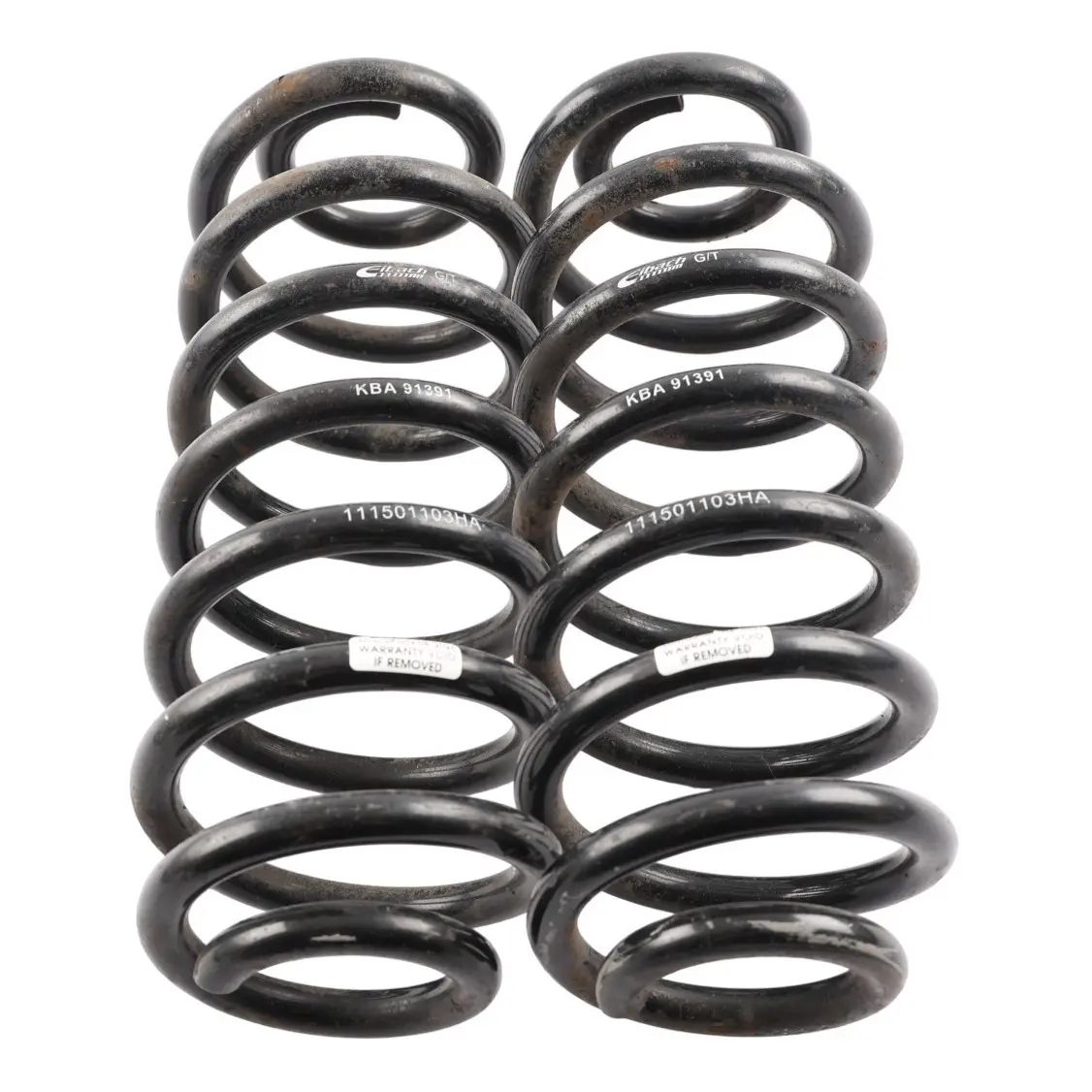 Audi A4 S4 B8 Rear Axle Coil Spring Left Right N/O/S SET 111501103HA KBA91391