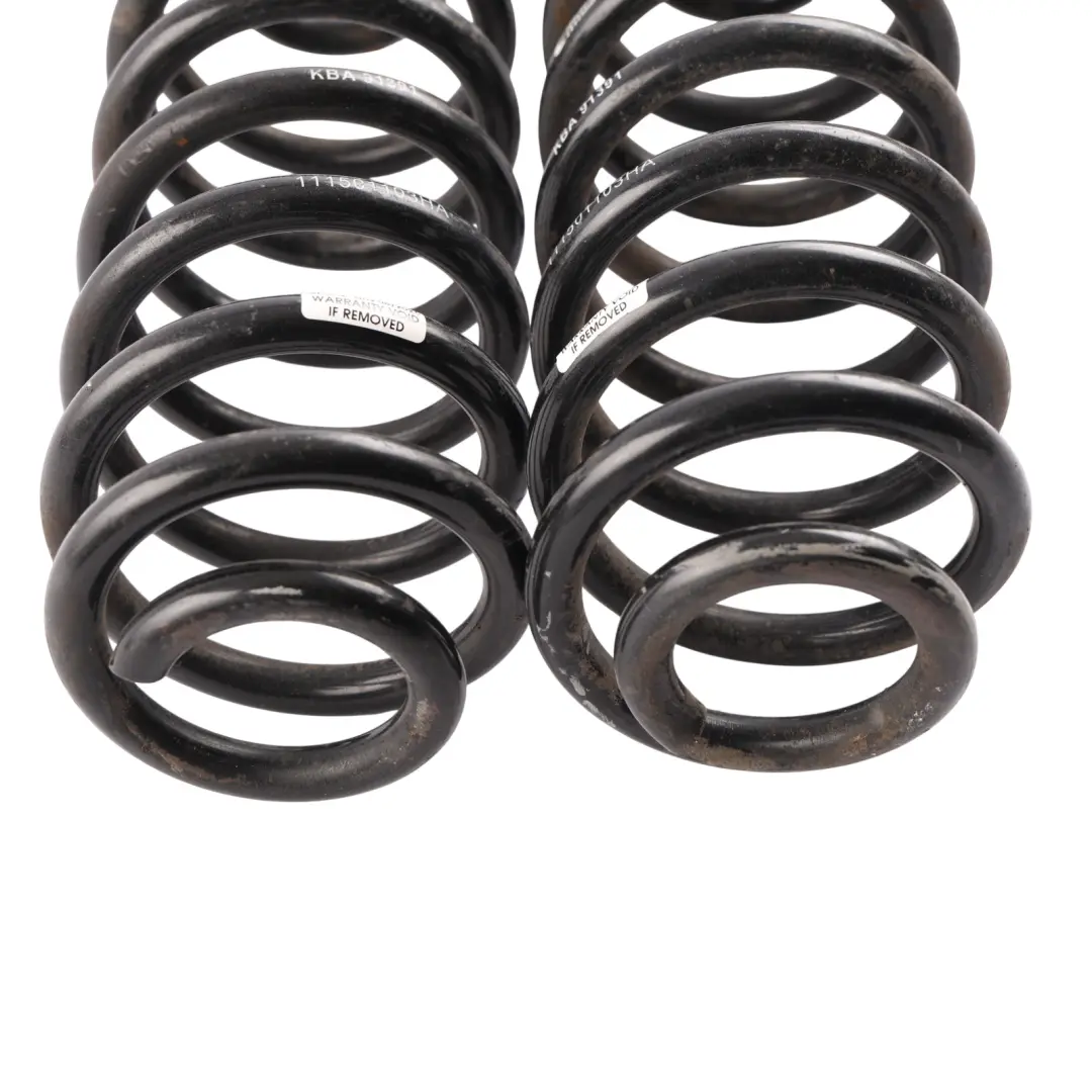 Audi A4 S4 B8 Rear Axle Coil Spring Left Right N/O/S SET KBA91391 - SKU 111501103HA - Part number 111501103HA