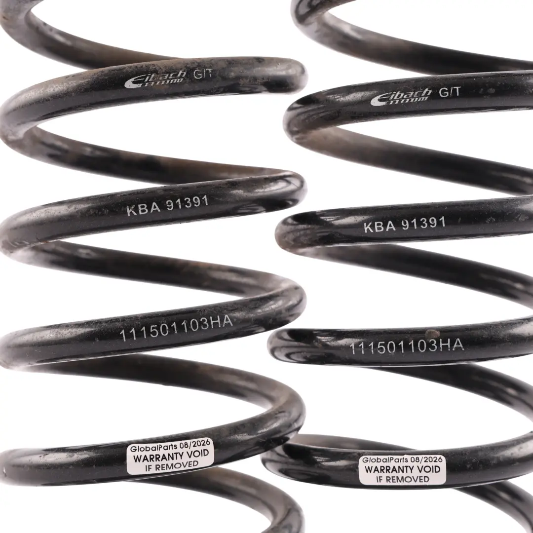 Axle Coil Spring Left Right N/O/S SET KBA91391 to Audi A4 S4 B8 Rear with Part number 111501103HA Audi A4 S4 B8 Rear Axle Coil Spring Left Right N/O/S SET KBA91391 - SKU 111501103HA - Part number 111501103HA
