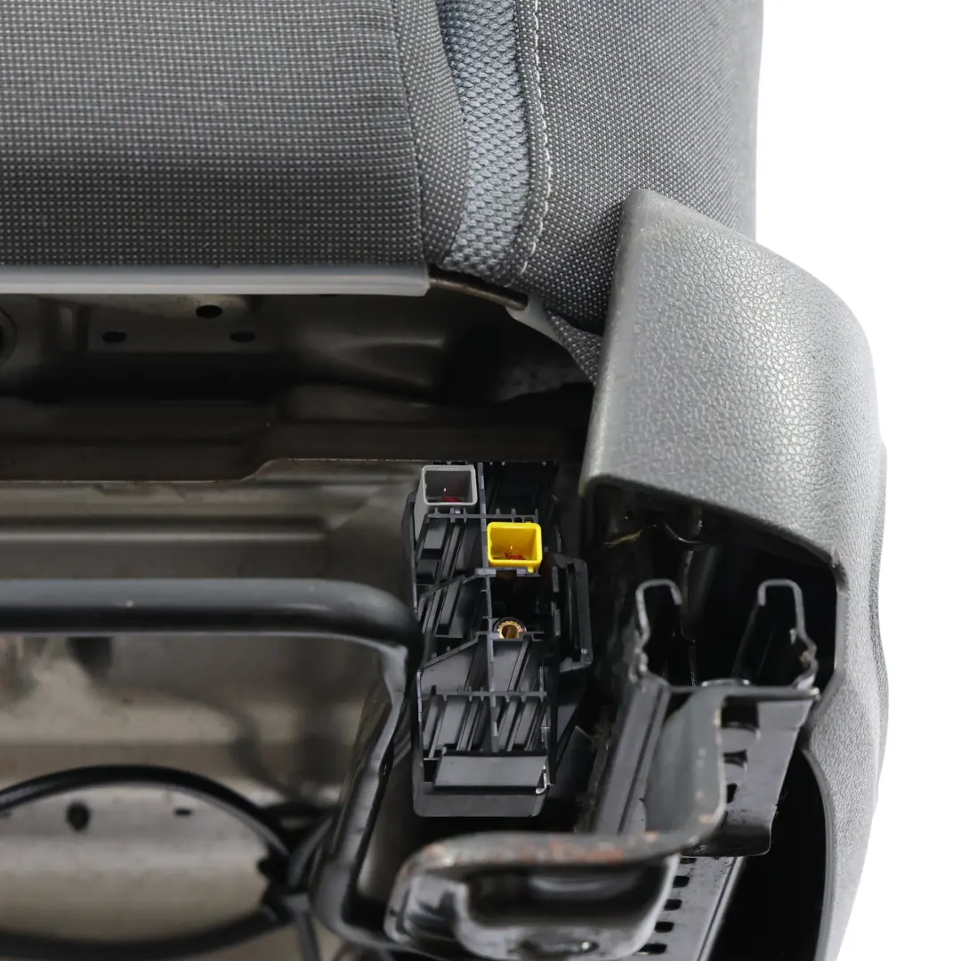 Ford Focus Mk2 ST Front Seat Hrated Cloth Fabric Anthracite Dark Flint Left N/S - SKU RHD-1374576-1 - Part number 1374576