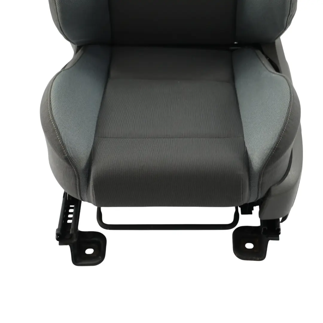 Ford Focus Mk2 ST Front Seat Hrated Cloth Fabric Anthracite Dark Flint Left N/S - SKU RHD-1374576-1 - Part number 1374576