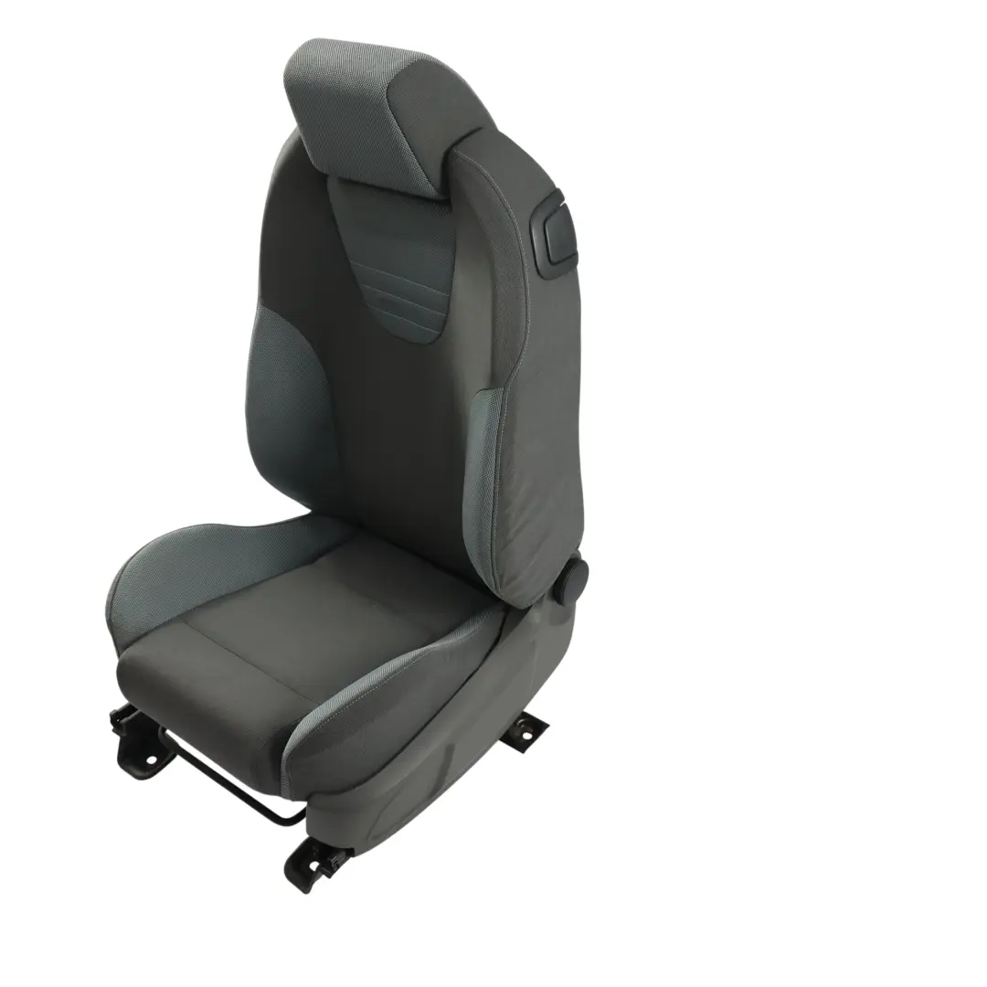 Ford Focus Mk2 ST Front Seat Hrated Cloth Fabric Anthracite Dark Flint Left N/S - SKU RHD-1374576-1 - Part number 1374576