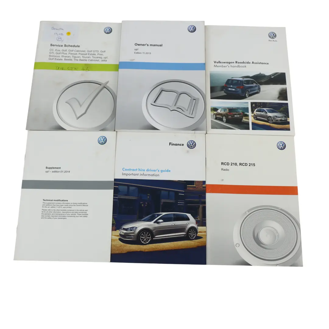 Volkswagen Scirocco MK3 Bedienungsanleitung Serviceheft Mappe - SKU 1425R1BUP20 - Teilenummer 1425R1BUP20
