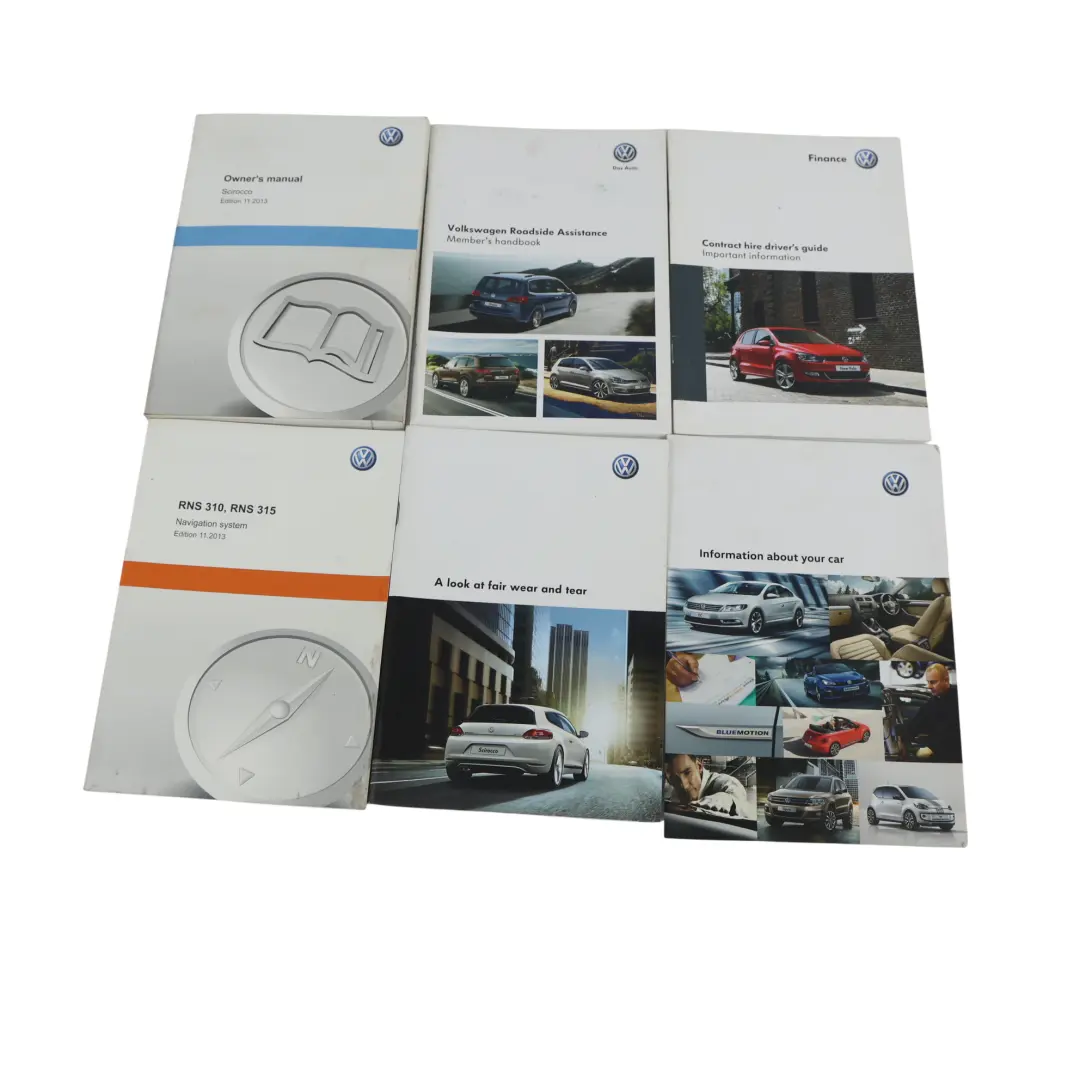 Volkswagen Scirocco Mk3 Owner's Manual Service Book Booklet Casing - SKU 1425R1SCI20 - Part number 1425R1SCI20