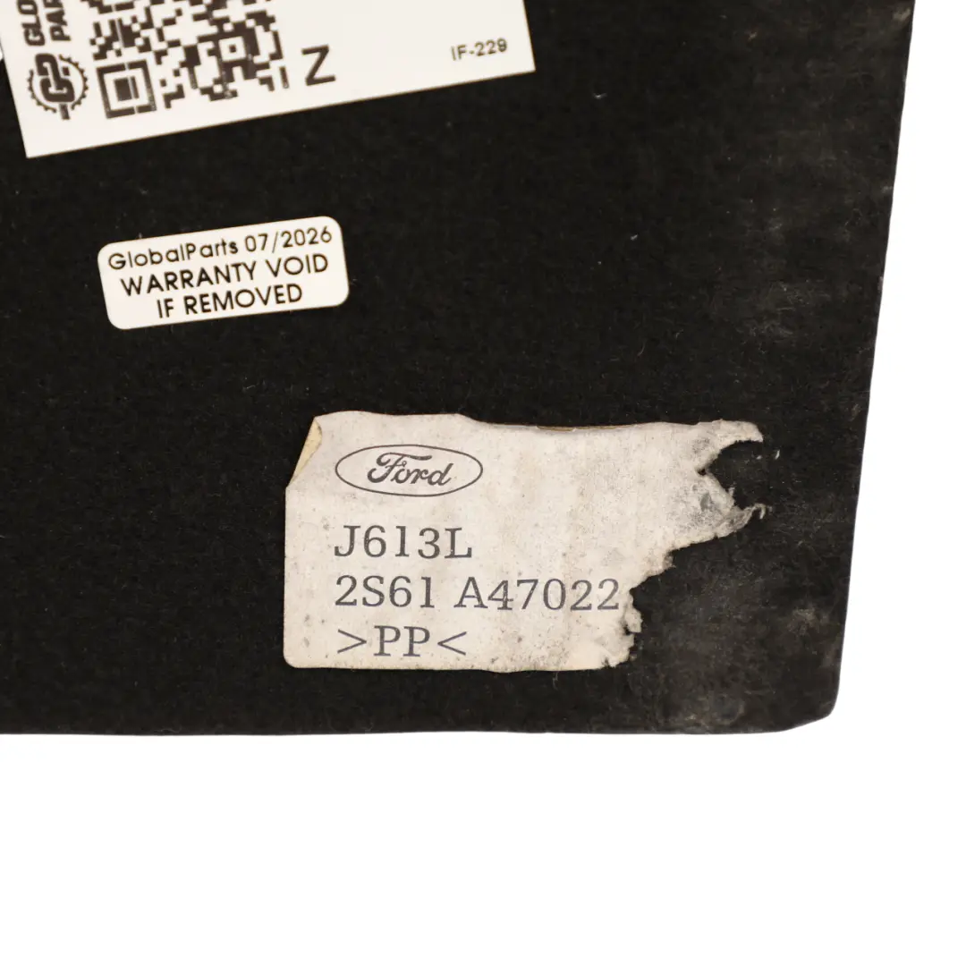 Ford Fiesta Mk5 Fusion Mk1 Boot Trunk Floor Board Liner Mat - SKU 2S61-A47022-BE - Part number 2S61-A47022-BE