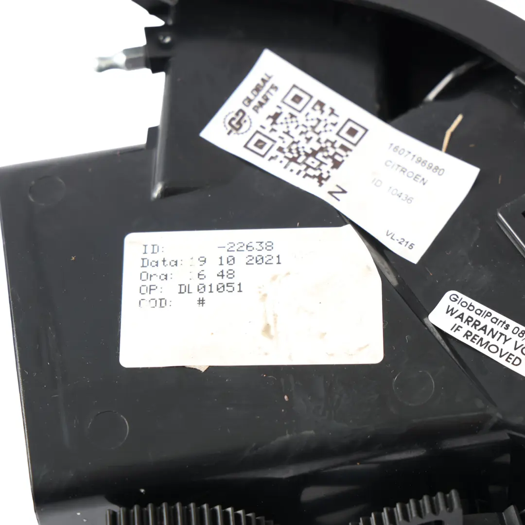 Mk3 Front Dashboard Air Vent Outer Right O/S Side to Citroën Relay with Part number 1607196980 Citroën Relay Mk3 Front Dashboard Air Vent Outer Right O/S Side - SKU 1607196980 - Part number 1607196980