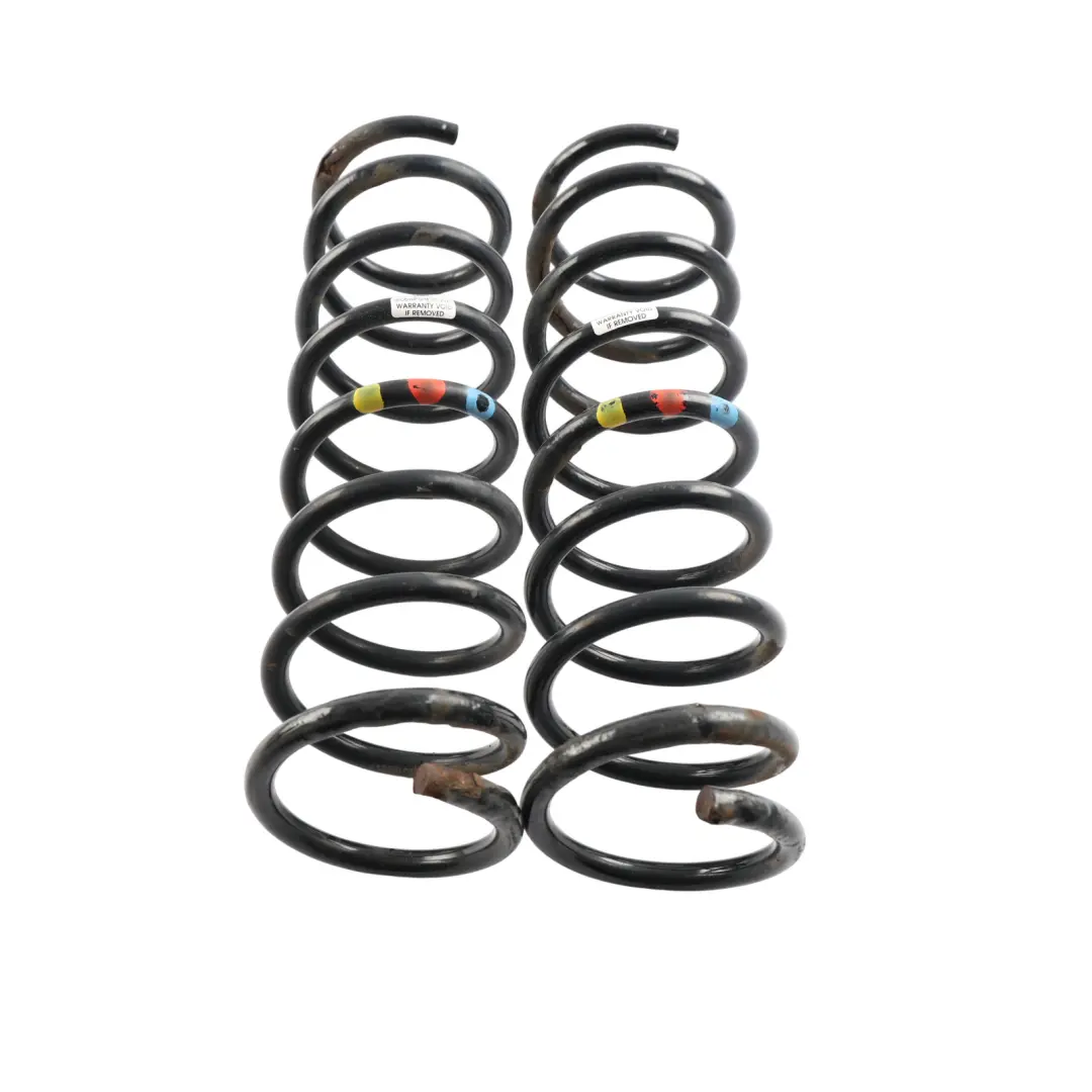 Mk3 Rear Coil Spring Left Right N/O/S Yellow Red Blue SET to Ford Focus with Part number 1741766 Ford Focus Mk3 Rear Coil Spring Left Right N/O/S Yellow Red Blue SET - SKU 1741766 - Part number 1741766