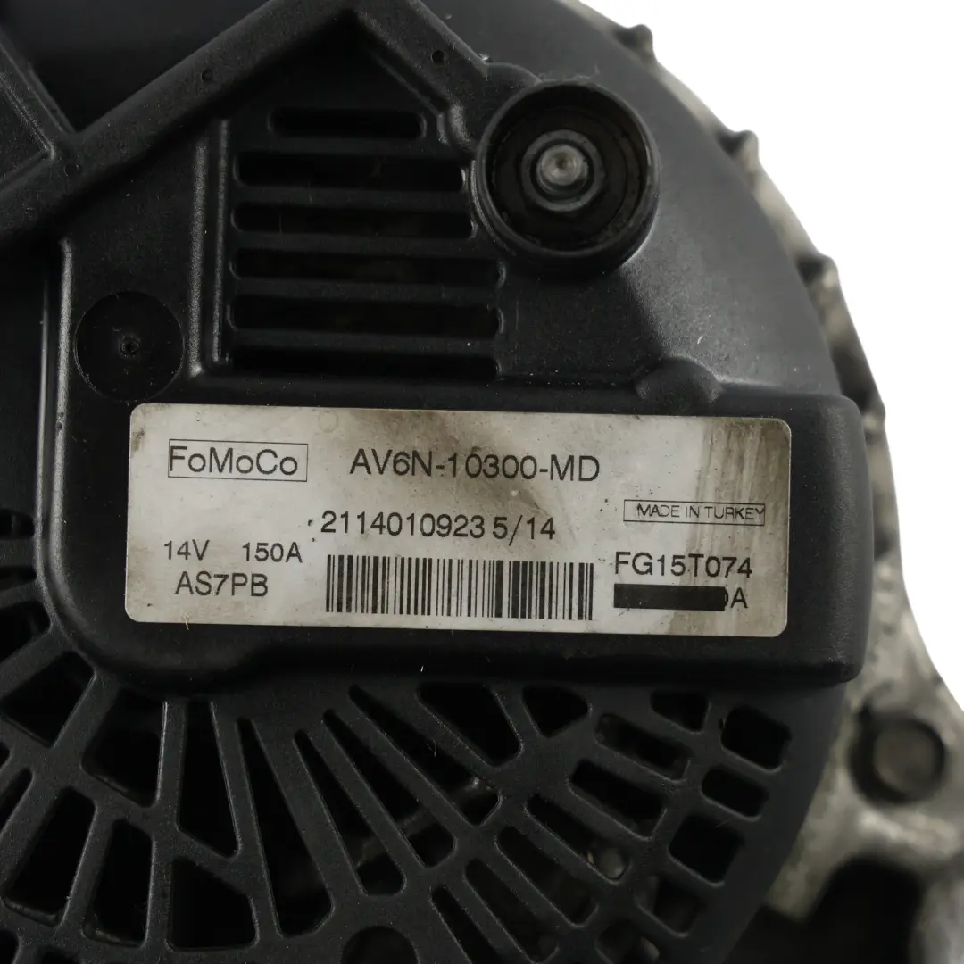 Mk3 C-Max Mondeo Mk4 Alternator Generator 2.0 TDCi 150A AV6N-10300-MD to Ford Kuga with Part number 1762377 Ford Kuga Mk3 C-Max Mondeo Mk4 Alternator Generator 2.0 TDCi 150A AV6N-10300-MD - SKU 1762377 - Part number 1762377