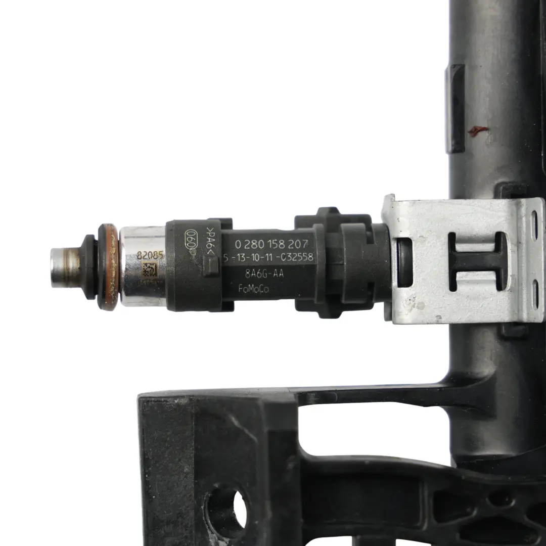 Mk3 Fiesta Mk7 Fuel Injector Rail Pipe 1.6 Petrol 8A6G-9H487-AB to Ford Focus with Part number 1804263 Ford Focus Mk3 Fiesta Mk7 Fuel Injector Rail Pipe 1.6 Petrol 8A6G-9H487-AB - SKU 1804263 - Part number 1804263
