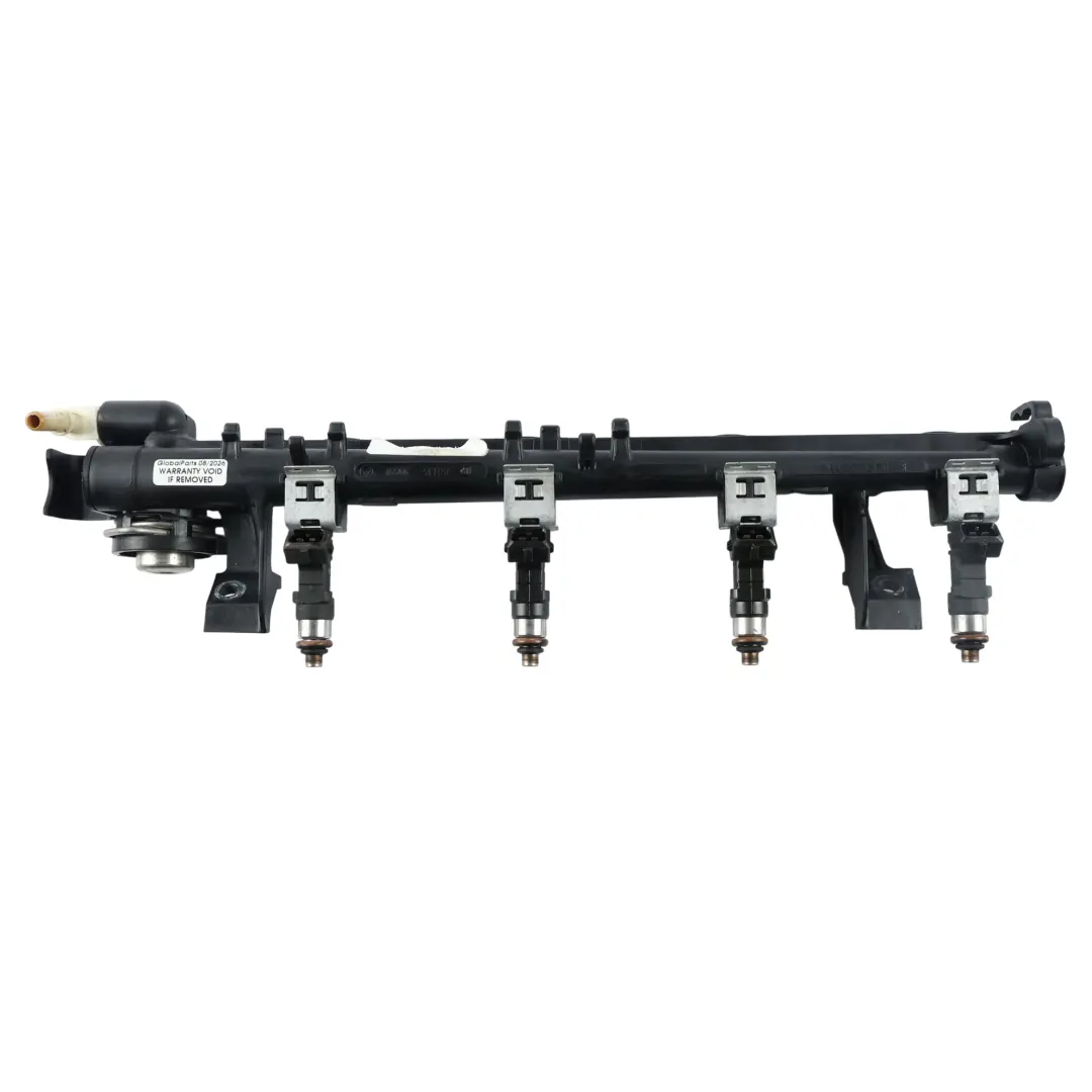 Mk3 Fiesta Mk7 Fuel Injector Rail Pipe 1.6 Petrol 8A6G-9H487-AB to Ford Focus with Part number 1804263 Ford Focus Mk3 Fiesta Mk7 Fuel Injector Rail Pipe 1.6 Petrol 8A6G-9H487-AB - SKU 1804263 - Part number 1804263