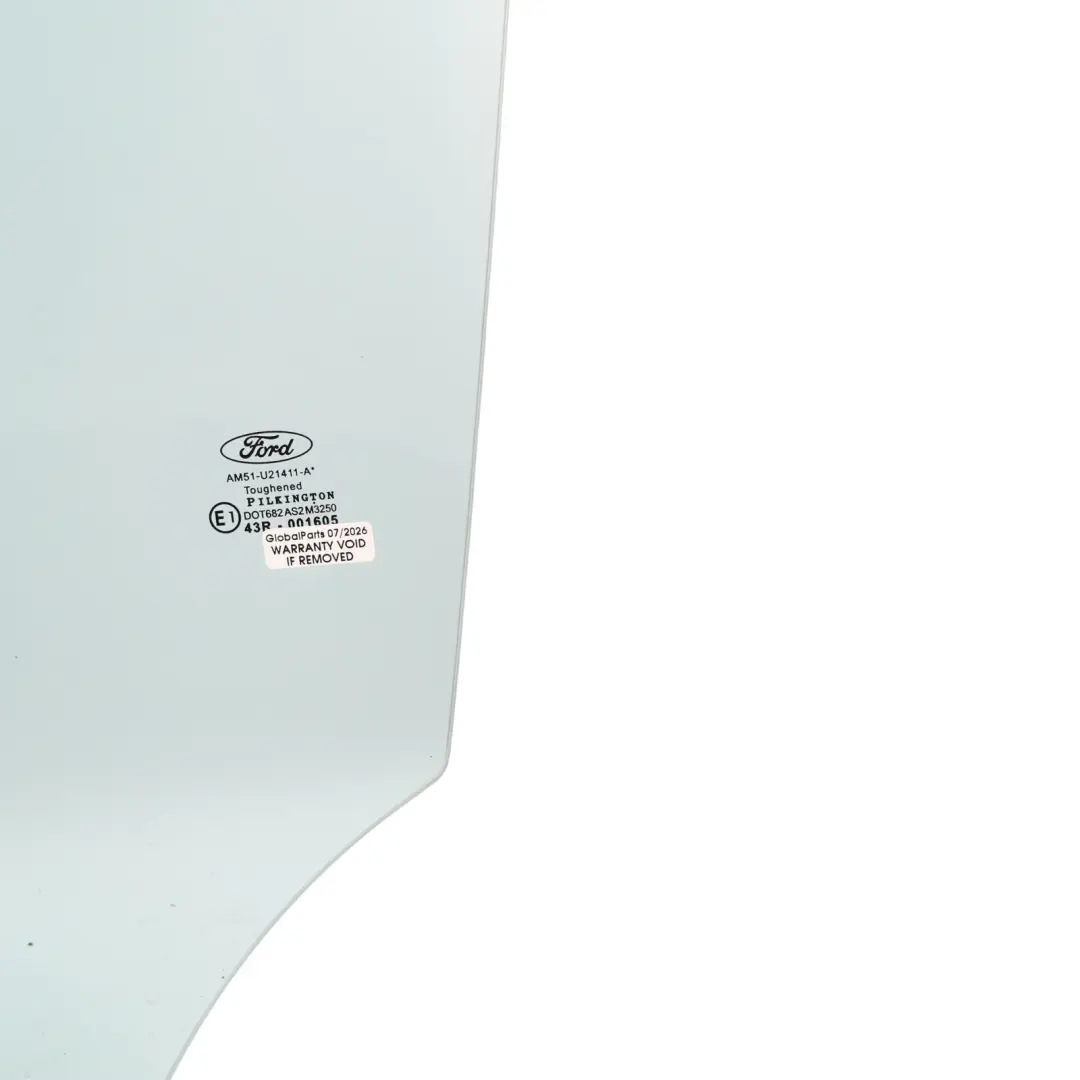 Mk2 Front Right O/S Side Window Glass AS2 Green AM51U21411A to Ford C-Max with Part number 1808145 Ford C-Max Mk2 Front Right O/S Side Window Glass AS2 Green AM51U21411A - SKU 1808145 - Part number 1808145