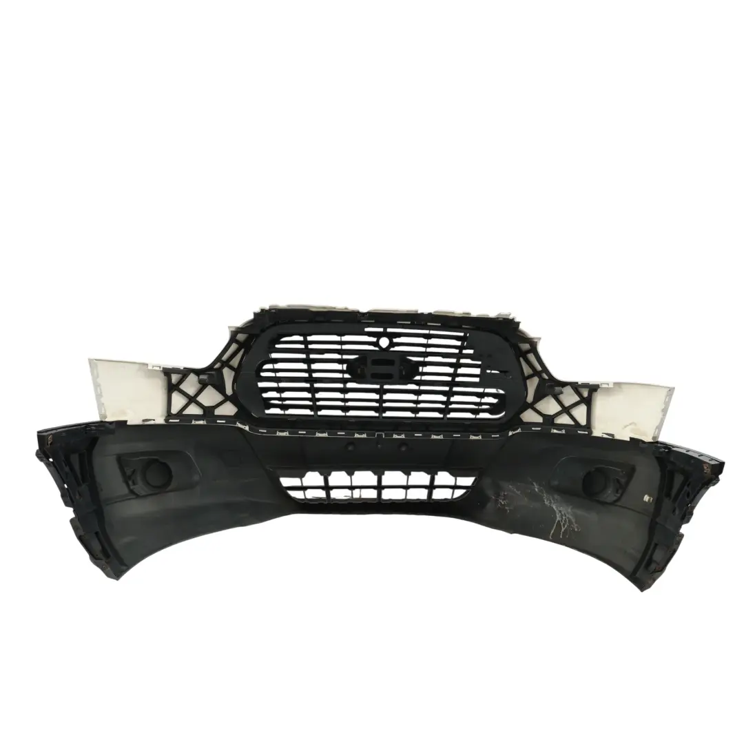 Mk8 Front Bumper Grille Upper Air Cover Trim Panel Frozen White Z2 to Ford Transit with Part number 1857409 Ford Transit Mk8 Front Bumper Grille Upper Air Cover Trim Panel Frozen White Z2 - SKU 1857409-FW3 - Part number 1857409