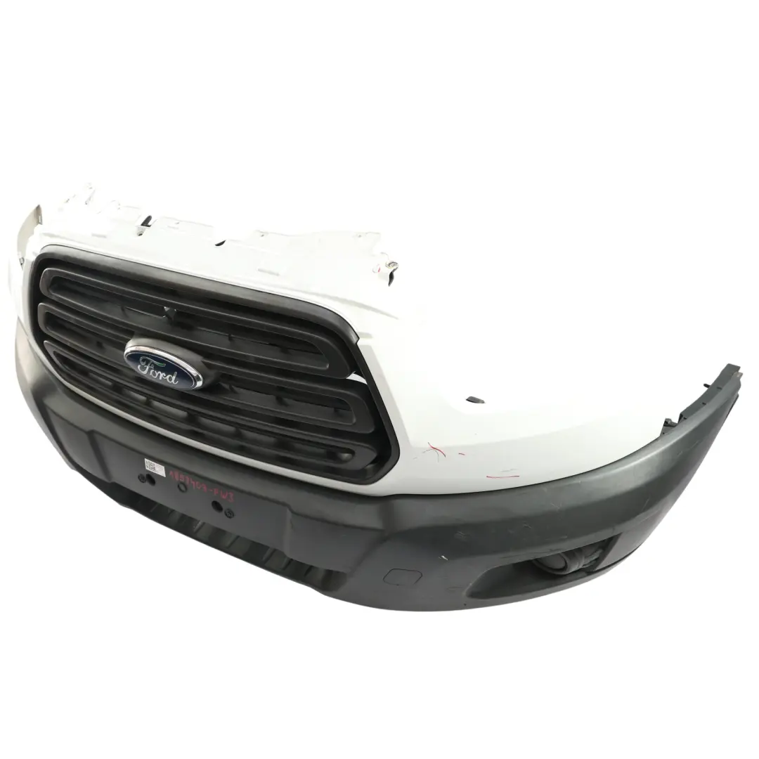 Ford Transit Mk8 Front Bumper Grille Upper Air Cover Trim Panel Frozen White Z2 - SKU 1857409-FW3 - Part number 1857409