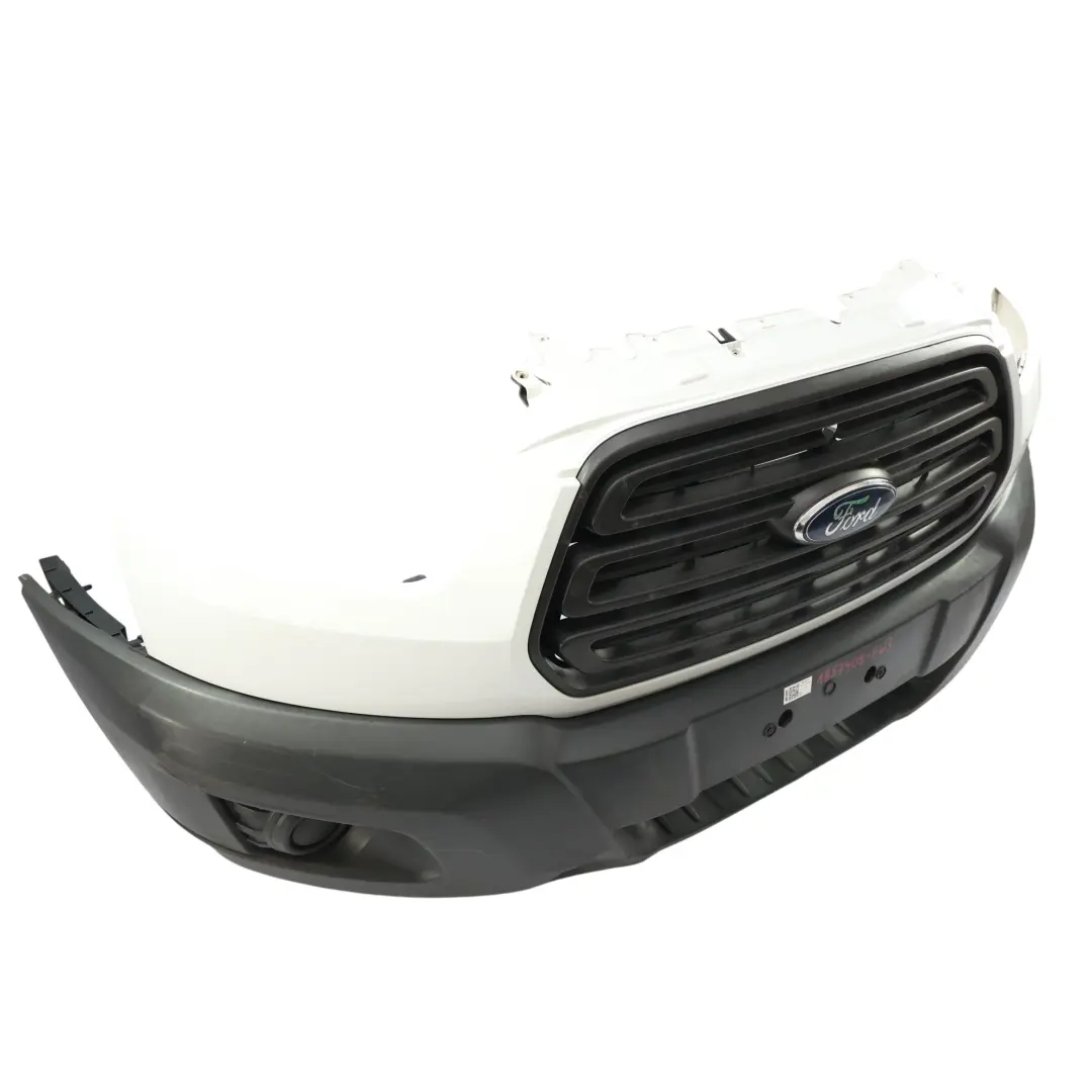 Mk8 Front Bumper Grille Upper Air Cover Trim Panel Frozen White Z2 to Ford Transit with Part number 1857409 Ford Transit Mk8 Front Bumper Grille Upper Air Cover Trim Panel Frozen White Z2 - SKU 1857409-FW3 - Part number 1857409