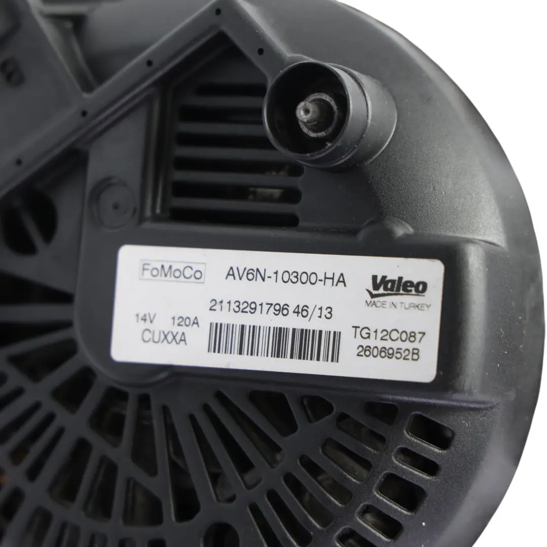 MK3 Fiesta MK7 Lichtmaschine Generator Valeo 120A AVN-10300-HA für Ford Focus mit Teilenummer 1871861 Ford Focus MK3 Fiesta MK7 Lichtmaschine Generator Valeo 120A AVN-10300-HA - SKU 1871861 - Teilenummer 1871861