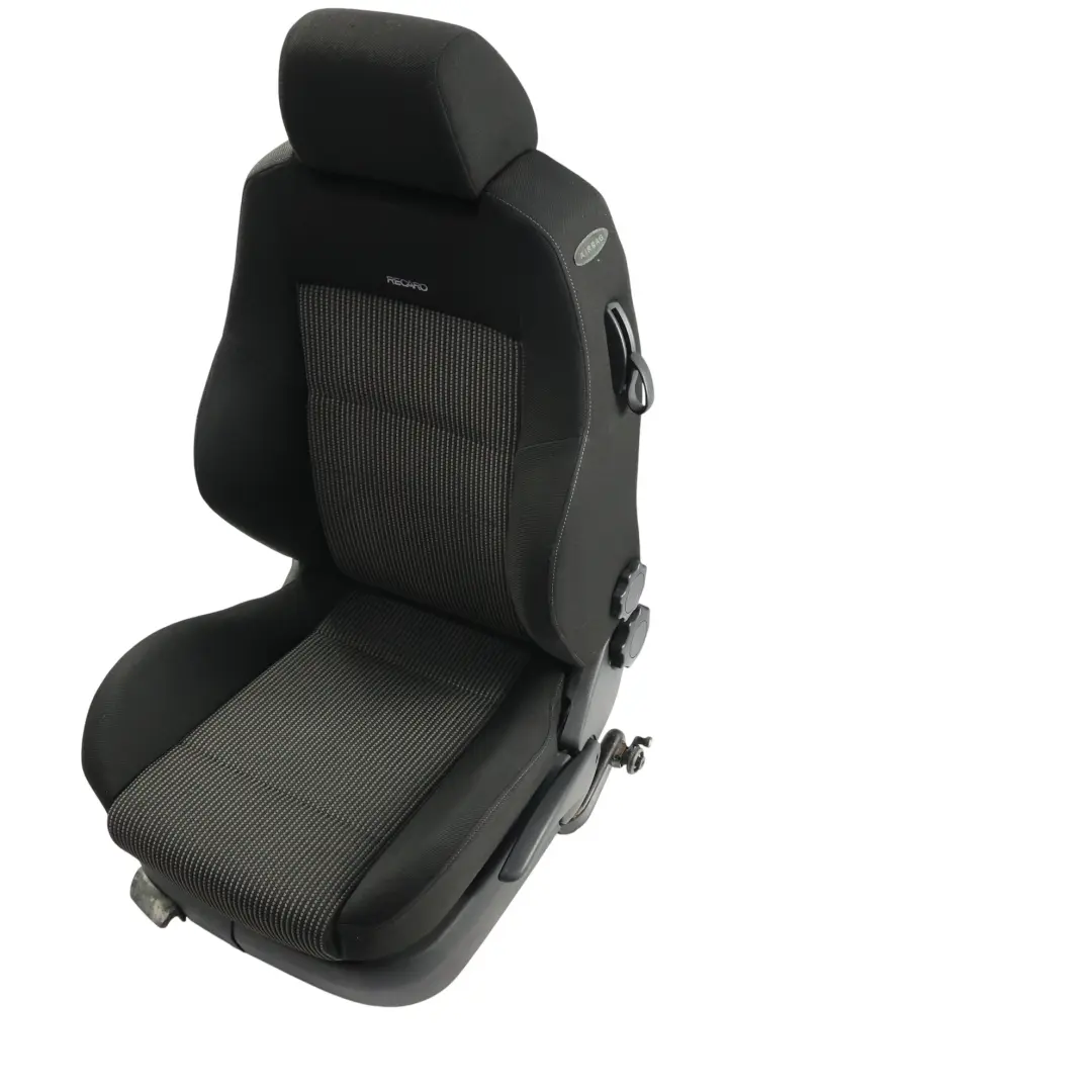 Volkswagen Golf GTI Mk4 3Dr Sport Seat Front Left N/S Recaro Fabric Grey Black - SKU 1J0881805EQ-2 - Part number 1J0881805EQ
