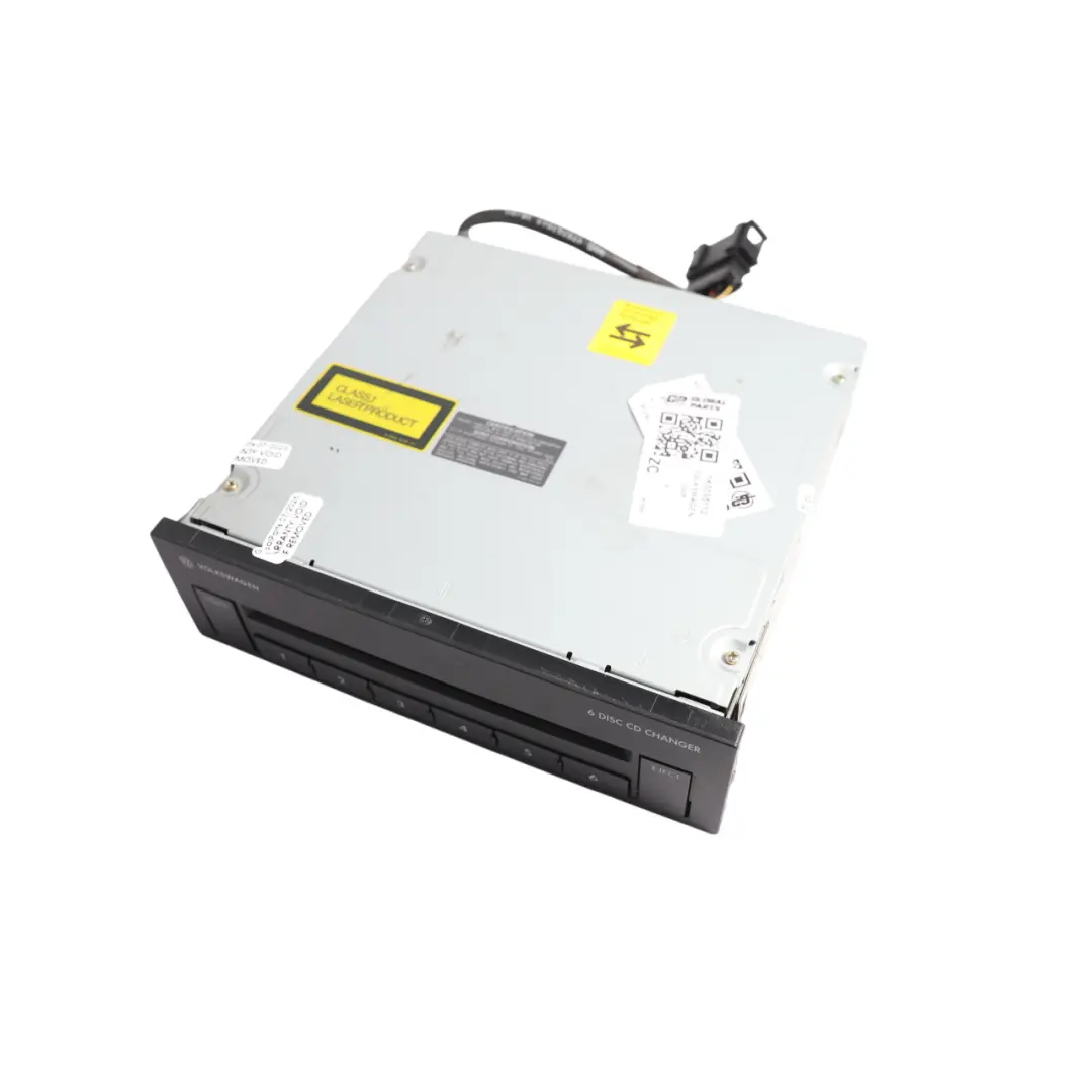 Mk5 Passat B6 Eos 6 Disc CD Changer Unit Player to Volkswagen Golf with Part number 1K0035110 Volkswagen Golf Mk5 Passat B6 Eos 6 Disc CD Changer Unit Player - SKU 1K0035110 - Part number 1K0035110