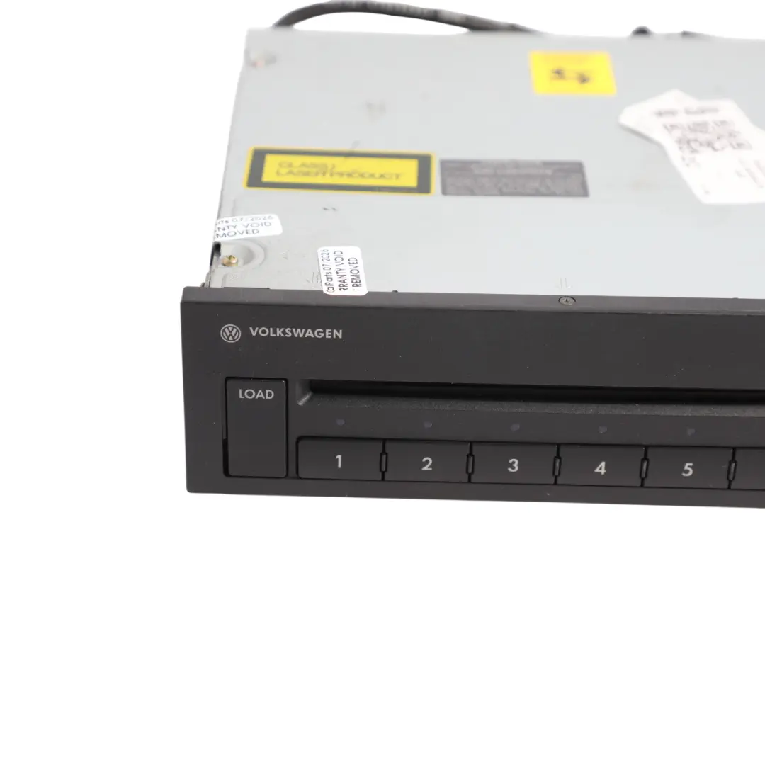 Mk5 Passat B6 Eos 6 Disc CD Changer Unit Player to Volkswagen Golf with Part number 1K0035110 Volkswagen Golf Mk5 Passat B6 Eos 6 Disc CD Changer Unit Player - SKU 1K0035110 - Part number 1K0035110