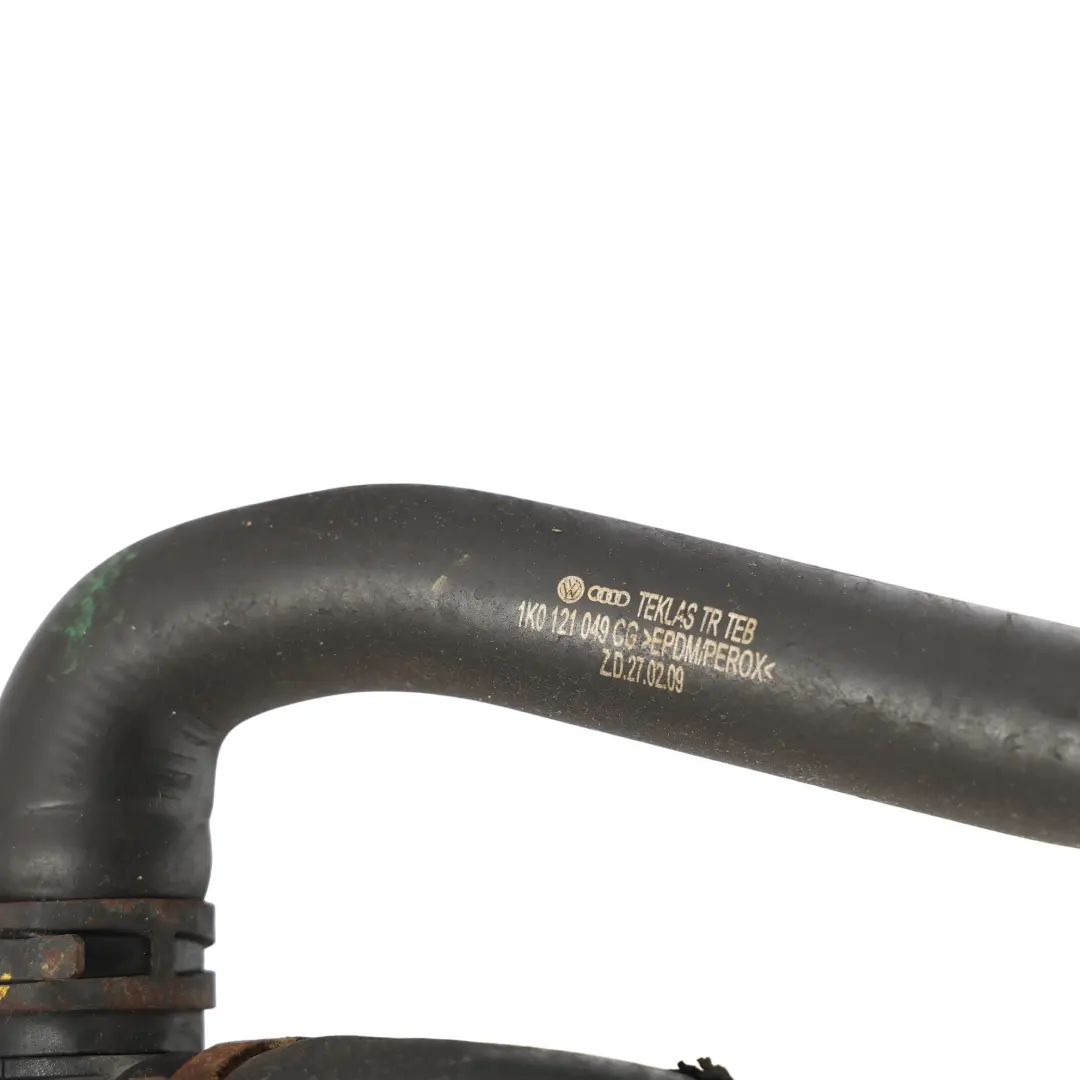 Mk6 Jetta Mk5 Radiator Water Pipe Hose 1.4 TSI to Volkswagen Golf with Part number 1K0121049CG Volkswagen Golf Mk6 Jetta Mk5 Radiator Water Pipe Hose 1.4 TSI - SKU 1K0121049CG-1 - Part number 1K0121049CG