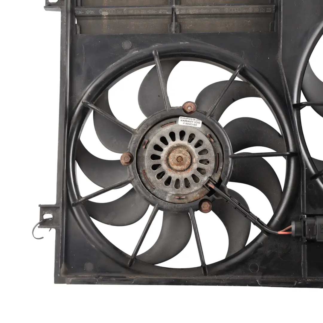 Audi A3 8P TT 8J Engine Coolant Radiator Shroud Fans - SKU 1K0121207AD - Part number 1K0121207AD