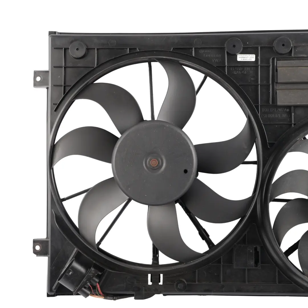 Coolant Radiator Shroud Fans to Audi A3 8P TT 8J Engine with Part number 1K0121207AD Audi A3 8P TT 8J Engine Coolant Radiator Shroud Fans - SKU 1K0121207AD - Part number 1K0121207AD