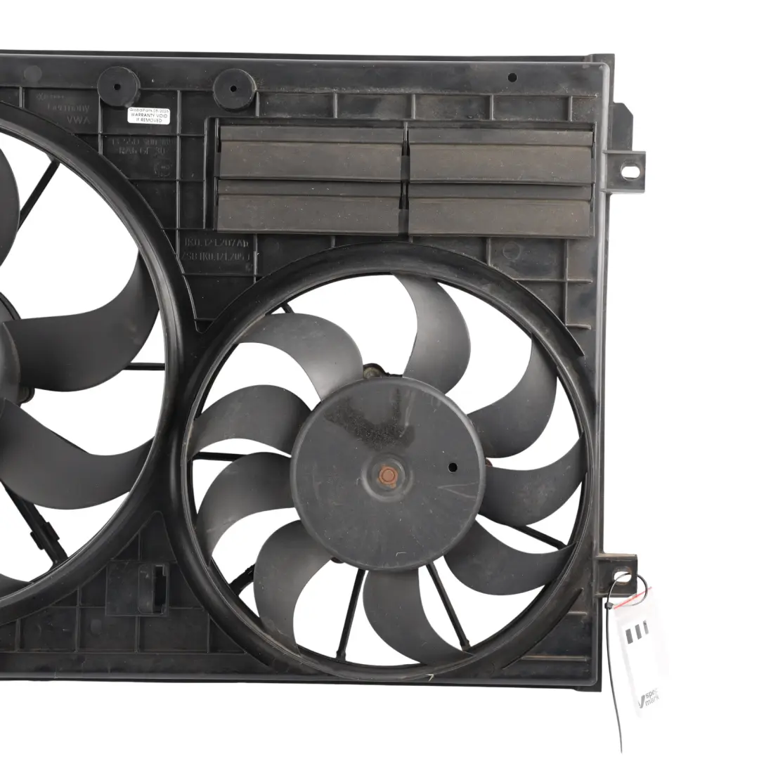 Audi A3 8P TT 8J Engine Coolant Radiator Shroud Fans - SKU 1K0121207AD - Part number 1K0121207AD