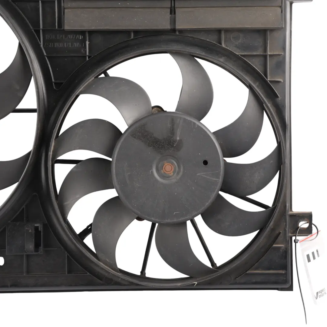 Audi A3 8P TT 8J Engine Coolant Radiator Shroud Fans - SKU 1K0121207AD - Part number 1K0121207AD