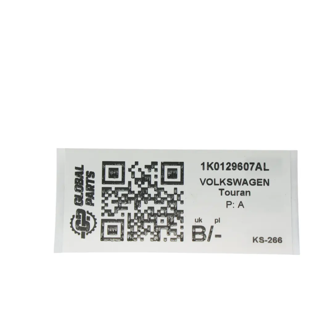 VW Touran 1T 1.2 TSI CBZB Caja Carcasa Filtro Aire - SKU 1K0129607AL - Número de pieza 1K0129607AL