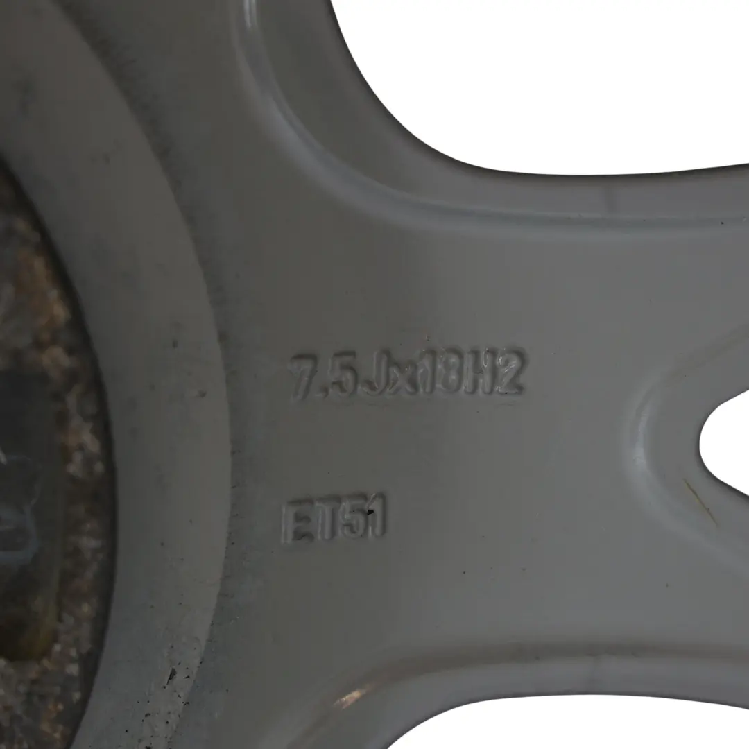 VW Volkswagen Golf Mk5 Mk6 Wheel Alloy Rim Grey 18" ET:51 7,5J - SKU 1K0601025AT-2 - Part number 1K0601025AT
