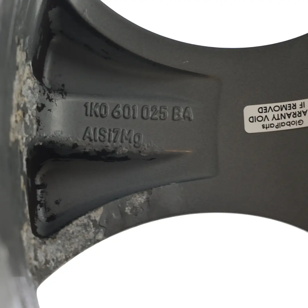 Volkswagen Golf Mk5 Srebrna Felga Aluminiowa 18" 7.5J ET51 - SKU 1K0601025BA-7 - Numer Części 1K0601025BA