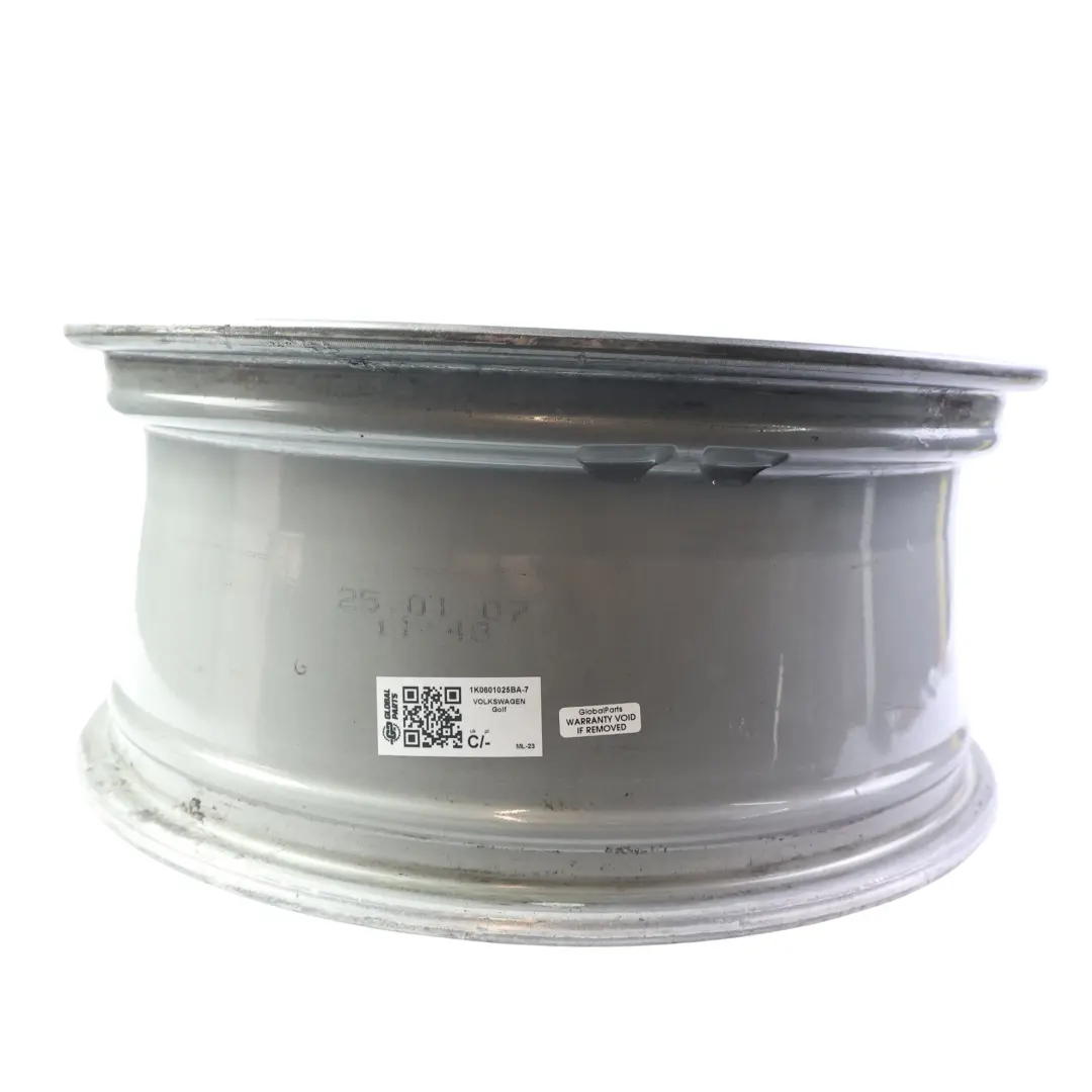 Volkswagen Golf Mk5 Srebrna Felga Aluminiowa 18" 7.5J ET51 - SKU 1K0601025BA-7 - Numer Części 1K0601025BA