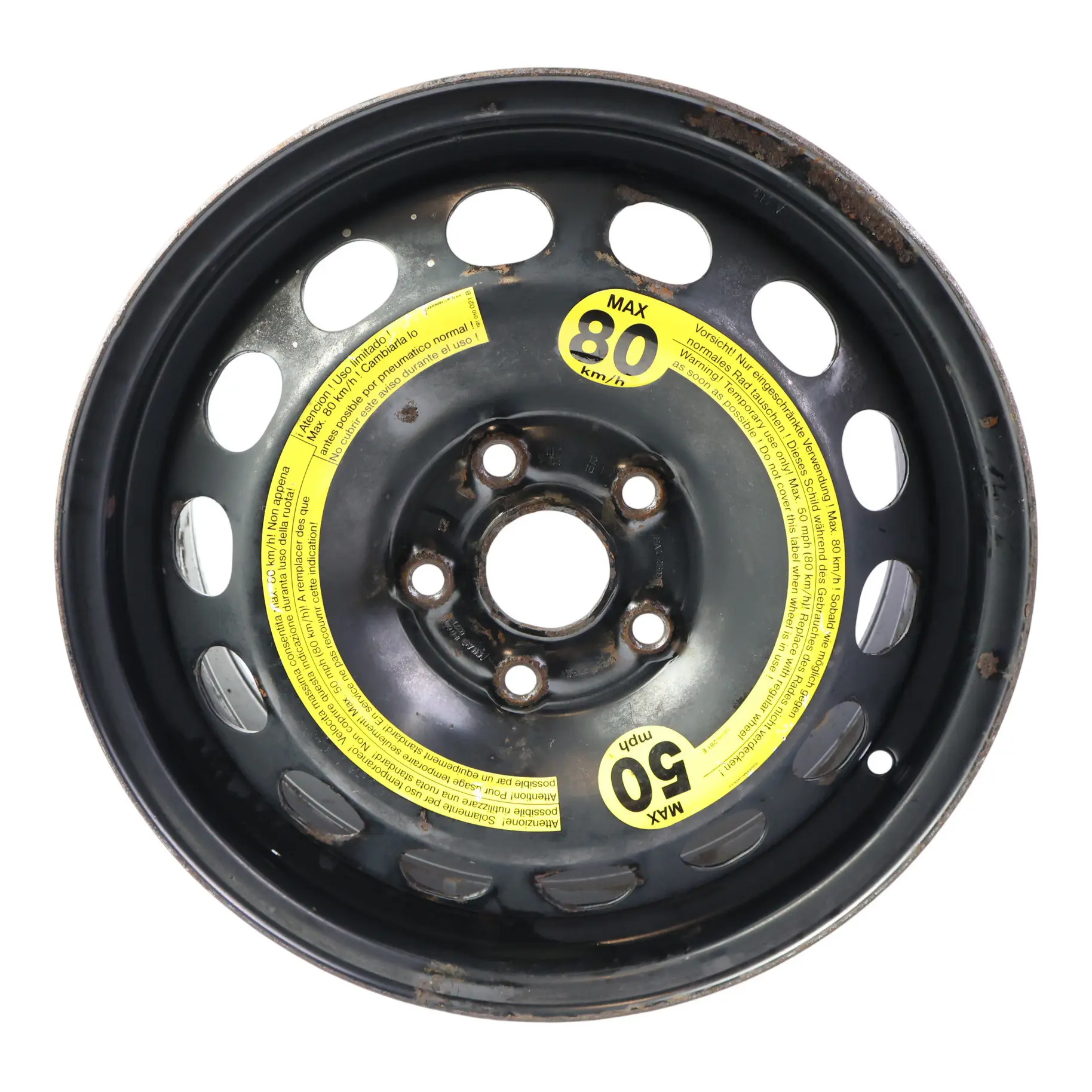 Skoda Octavia II Spare Wheel Steel Rim R16 6.5J ET50 1K0601027K