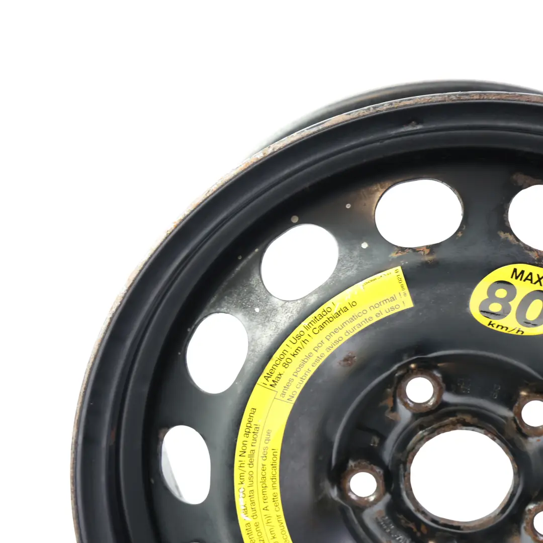 Jante Acier Roue Secours R16 6.5J ET50 pour Skoda Octavia II à propos du numéro de pièce 1K0601027K Skoda Octavia II Jante Acier Roue Secours R16 6.5J ET50 - SKU 1K0601027K-2 - Numéro de pièce 1K0601027K
