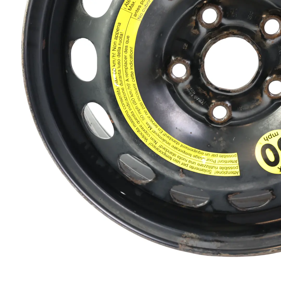 Felga Stalowa Koła Zapasowego R16 6.5J ET:50 do Skoda Octavia II o numerze 1K0601027K Skoda Octavia II Felga Stalowa Koła Zapasowego R16 6.5J ET:50 - SKU 1K0601027K-2 - Numer Części 1K0601027K