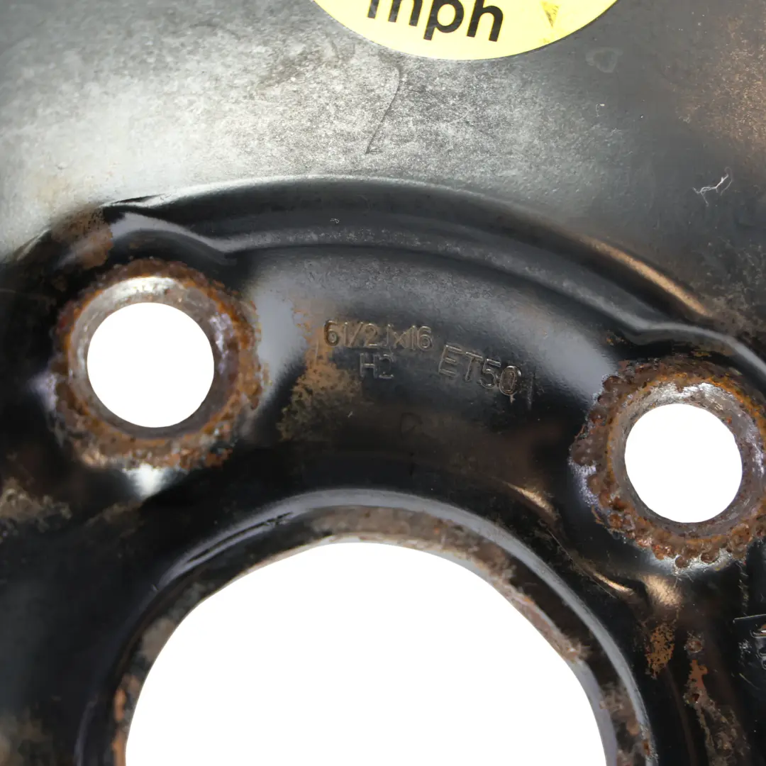 Skoda Octavia II Spare Wheel Steel Rim R16 6.5J ET50 - SKU 1K0601027K-2 - Part number 1K0601027K