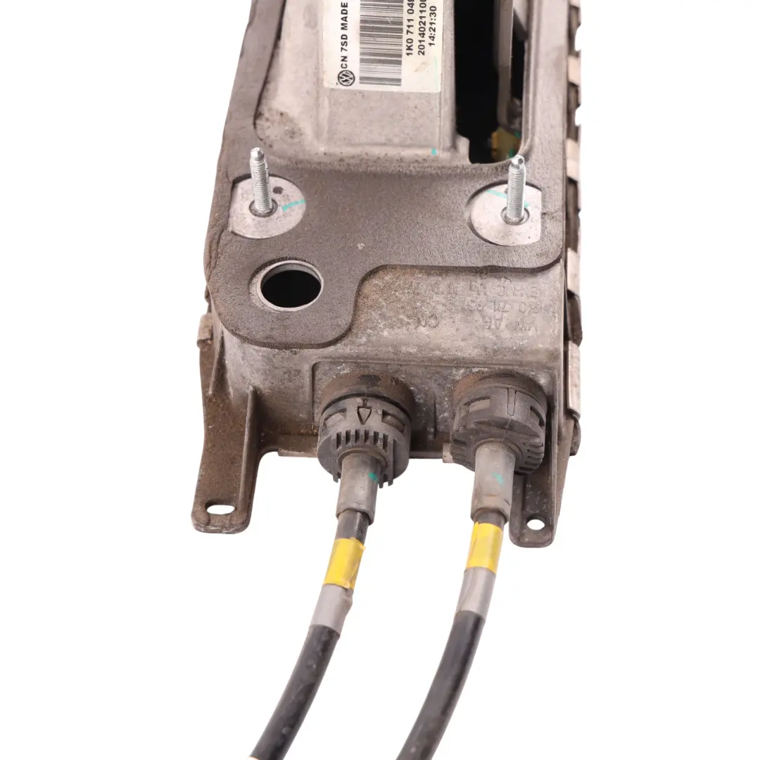 Linkage Cable Lever Assembly Manual to Volkswagen Jetta A6 Gear Shifter with Part number 1K0711049CC Volkswagen Jetta A6 Gear Shifter Linkage Cable Lever Assembly Manual - SKU 1K0711049CC - Part number 1K0711049CC
