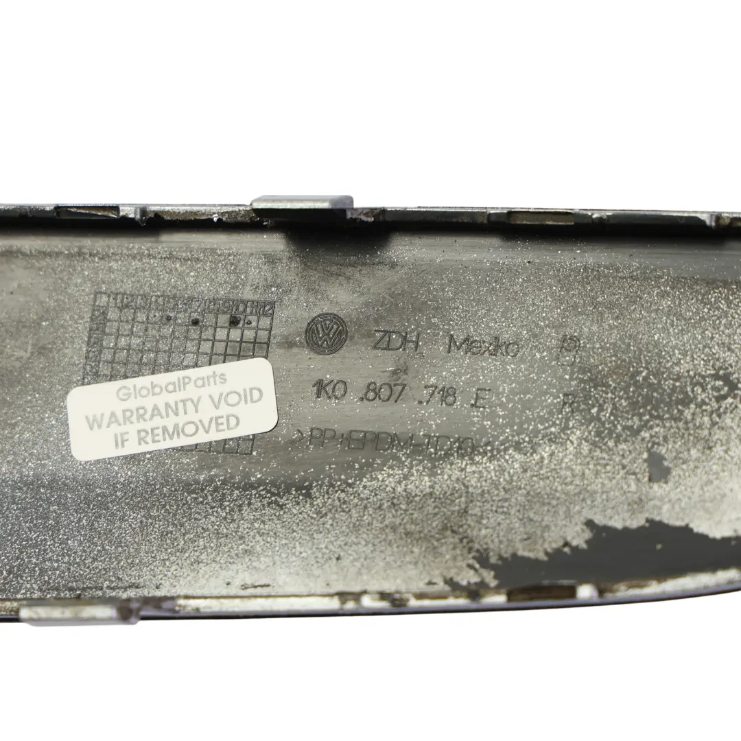 Volkswagen Golf Mk5 Listwa Zderzaka Przedniego Prawa Reflex Silver - A7W - SKU 1K0807718E-RES - Numer Części 1K0807718E
