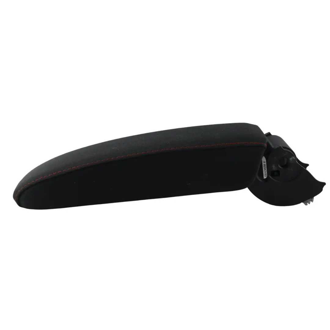 Volkswagen Golf MK6 Mittelkonsole Armlehne Stoff Schwarz Rote Nähte - SKU 1K0864207E-2 - Teilenummer 1K0864207E