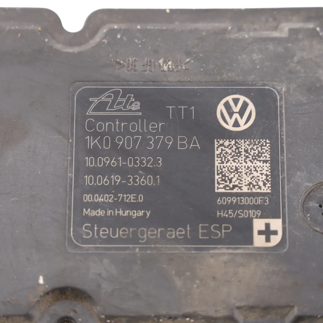 Audi A3 VW Golf MK6 ABS Pump Control Module 1K0614517CM - SKU 1K0907379BA - Part number 1K0907379BA